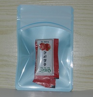 Sachets refermables thermosoudés 10x15cm en PET+CPP, imprimés en héliogravure, résistants à l'humidité, avec fenêtre transparente, pour aliments pour animaux de compagnie