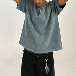 Custom <b>Tshirt</b> Custom Men <b>Plain</b> Cotton Heavyweight T-shirt Oversized t Shirt Blank Vintage Wash <b>Tshirt</b> - Product Image 6
