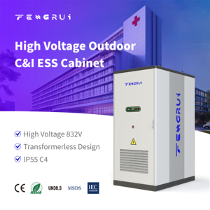 Système de stockage d'énergie solaire tout-en-un certifié CE, <span class=keywords><strong>batterie</strong></span> lithium LiFePO4 longue durée 261 kWh, PCS 125 kW, BESS - Product Image 1