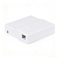 Boîtier de terminaison fibre optique FTTH mural 86 ports 1 cœur type 1 pour adaptateur SC, boîtier de terminaison réseau de bureau intérieur