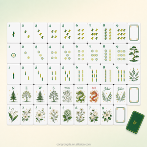 Tuiles de Mahjong Américaines Personnalisées 160 Pièces Design Garden Toast Nouveau Set de <span class=keywords><strong>Voyage</strong></span> de Luxe OEM ODM Personnalisé Atlas <span class=keywords><strong>Voyage</strong></span> Destination - Product Image 2