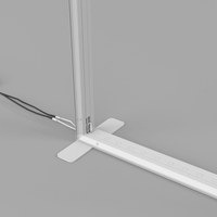 Prix de gros, grande taille personnalisable, boîte lumineuse publicitaire LED haute luminosité, cadre en PVC, boîte lumineuse SEG pour utilisation en extérieur