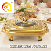 Promotion : Réchaud à quatre pieds en acier inoxydable avec couvercle amovible pour grillades de poisson en extérieur, hôtels, restaurants, buffets