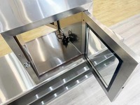 Boîte de passage de table de travail en acier inoxydable de laboratoire de meubles et d'équipements médicaux