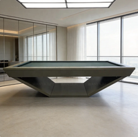 Mesa de billar comercial de diseño moderno de 8, 9 y 10 pies, mesa de billar coreana de lujo de 3 bandas, mesa de billar Hollywood en venta