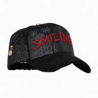 Casquettes de baseball brodées personnalisées de qualité supérieure Barbas Hats Rich or Dead, Gorras Beard G5 avec doublure en satin