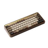 Clavier mécanique MU01 Mountain Seclusion en bois, OEM, traitement CNC noyer, thème poétique, touches Dye-sub, rétroéclairage RGB, multimodes