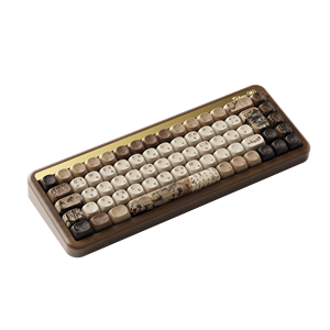 <span class=keywords><strong>Teclado</strong></span> Mecánico MU01 Mountain Seclusion de Madera OEM, Procesamiento CNC <span class=keywords><strong>en</strong></span> Nogal, Tema de Poesía, Teclas con Sublimación de Tinte, Retroiluminación RGB, Multimodo - Product Image 2