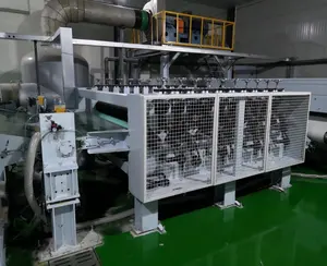 Nonwoven disposal spunlace fabric wet tissue machine