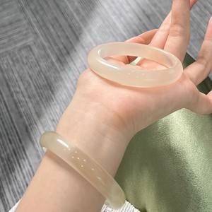 Bracelets en verre CICILY fantaisie, imitation <span class=keywords><strong>jade</strong></span>, tendance, transparents, colorés, effet œil de chat, cadeau pour femme, vente en gros - Product Image 3