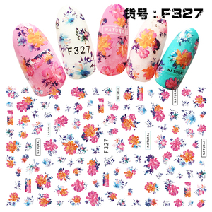 Promocional hermosa <span class=keywords><strong>flor</strong></span> de alta calidad DIY gel de esmalte de uñas de arte pegatinas de calcomanías - Product Image 4