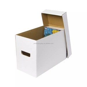 Boîte de rangement en carton ondulé pour magazines et bandes dessinées courtes - Product Image 2