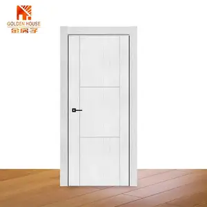 interior white Primed Panel Door Hollow Core Molded Door Composite MDF Slab Doors