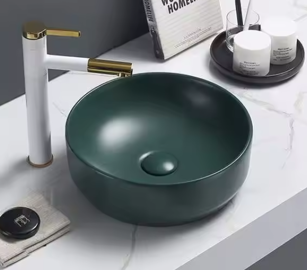 matte dark green