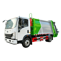 Camion Compattatore di Rifiuti ad Alta Efficienza 10CBM Sinotruk Homan per Trasporto Rifiuti Urbani e Rurali