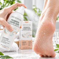 Spray Invisible Anti-Odeur pour Pieds en Gros, à Base de Bio-Postbiotiques Fermentés et d'Huile d'Arbre à Thé, Produit Liquide de Soin des Chaussettes