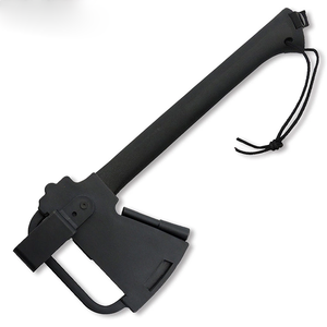 Hacha de fibra de vidrio para acampar, herramienta multifuncional con mango táctico para supervivencia - Product Image 4