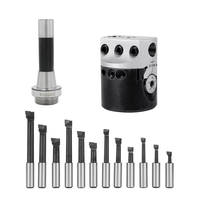 Kit de têtes d'alésage rugueuses F1 12mm 9 pièces BT NT R8 MT pour machine de fraisage CNC