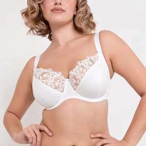 UK Talla 34-42 Alta calidad Tallas grandes Lencería Sujetador de copa completa Cuello Halter Encaje Sexy para mujeres-E F FF G GG H <span class=keywords><strong>HH</strong></span> J K Copa 1 pieza - Product Image 5