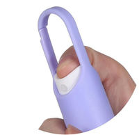 Bouteille PET de haute qualité de 30 ml avec crochet, bouteille de voyage portable à suspendre à la ceinture, emballage personnalisé avec logo
