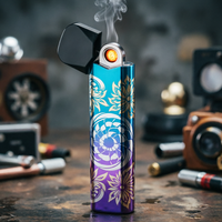 Accessoires de fumée jetables personnalisés, briquets USB en gros