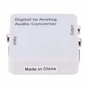 Stereo audio output Input Digital to Analog Stereo RCA Audio Converter