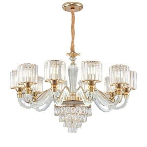Crystal Chandelier <b>Led</b> <b>Light</b> Multi Head Round Shape For Living Room Dining Room Hotel Lighting Fixture - Product Image 5