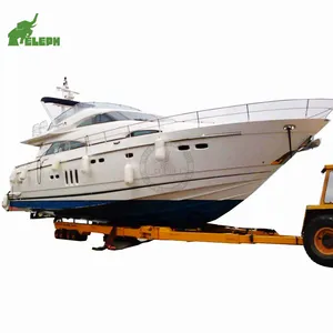 Zware Draw Bar Type 2 Assen Boot Transporteren 40 Ton Capaciteit Schip Towing Semi Aanhanger