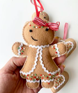Competitive Price Gingerbread Man Pendant <b>Hanging</b> <b>Ornament</b> Decorations for Home Christmas Decorations - Product Image 3