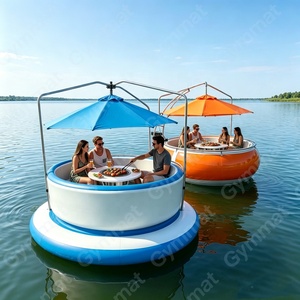 Bateau Donut Électrique Portable en PE à Faible MOQ, Idéal pour la Vente ou les Événements d'Entreprise et de Team Building - Product Image 5