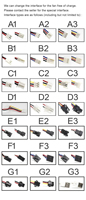 ADDA 12V 24V 48V DC5V 0.32A AC EC 6025 60X60X25MM 6CM Bantalan Bola Inverter Kabinet Aliran Aksial 2-kabel AD0605MB-A70GL Kipas Pendingin