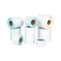 Rouleaux de papier thermique pour caisse enregistreuse 60x80mm, autocollants d'étiquettes de codes-barres POS sans BPA, rouleaux d'étiquettes d'expédition, étiquettes de prix, ISO9001