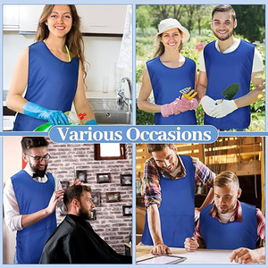 Tablier de cuisine noir en toile pleine longueur personnalisé avec poches et logo pour chef, idéal pour la vaisselle et la cuisson - Vente en gros à prix réduit - Product Image 6