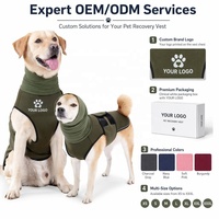 Hoodie anti-stress réglable pour animaux de compagnie, respirant et léger en polyester, pour réduire l'anxiété des chiens lors des feux d'artifice