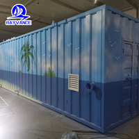Solusi Air Limbah Pertanian - Sistem Pompa Motor PLC Kontainer Pengolahan Limbah MBR Prefabrikasi Merek Holy Shield Tanpa Pekerjaan Sipil