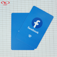 Muestra gratuita de código QR personalizado Tap Business Ins Facebook Social Media RFID Card NFC Google Review Card