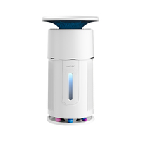 Purificateur d'air intelligent pour animaux domestiques, connecté en Wi-Fi, filtre HEPA, débit d'air élevé, élimination des odeurs d'animaux et des poils, élimination des PM2.5