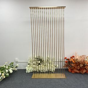 Hochzeitsbogen Quadratischer Hintergrund Ballonständer Hintergrund Glänzende Metall-Goldbeschichtung Hintergrund Geburtstag Bühne Outdoor-Rahmen - Product Image 2