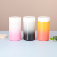 Bouteille en verre à large ouverture Griadent pour pilules personnalisées, flacon à capsules 150/180/250 ml, pot à médicaments rond en verre vide avec couvercle à vis en plastique