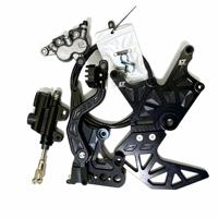 Ensemble de pédale de frein arrière en aluminium CNC 7075 pour Surron Light Bee X LBX Ultra Bee Talaria E Bike, kit de mise à niveau pré-assemblé