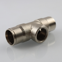 Raccord en T à connexion rapide fileté femelle G1/2 20 mm, en laiton haute pression 200 bars pour pulvérisateur FOGGER