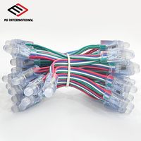Bon prix de la nouvelle conception source 5v 12v diamètre adressable pixel led guirlandes lumineuses led point lumineux led module de pixel