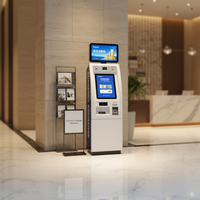 Fabricant d'équipements d'origine, lecteur de passeport à écran tactile 19 pouces, kiosque pour casino, Jinrui FCM-501S, machine de change de devises