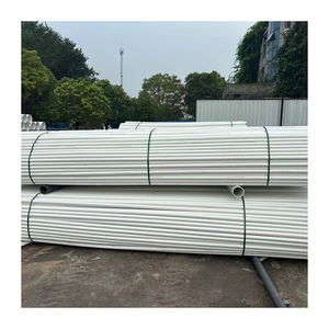 Tuyau d'alimentation en eau en <span class=keywords><strong>PVC</strong></span> blanc industriel, tuyau plat en UPVC résistant aux produits chimiques, tubes en plastique certifiés ISO résistants aux acides et aux alcalis - Product Image 1