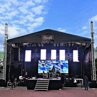 Système de treillis de toit en aluminium pour scène 300x300mm 400x400mm 500x500mm, treillis de scène LED pour éclairage DJ, idéal pour les grands concerts
