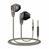 Écouteurs intra-auriculaires numériques Type-C avec haut-parleur en cuivre de 10 mm, bouton de volume et embouts en silicone