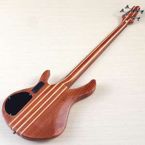 Bajo eléctrico activo para diestros de 43 pulgadas, 4 cuerdas, rendimiento profesional, cuerpo mate Sapele, diapasón de ébano de arce - Product Image 4