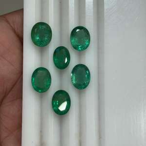 Émeraude zambienne naturelle, taille libre, lot de 6 pièces, vente en gros pour la fabrication de bijoux et autres usages - Product Image 3