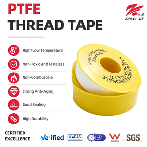 Zhongxin SGS Certified High Density 19mm PTFE <strong>Gas</strong> Pipeline <strong>Sealant</strong> -190C to +370C Cylinder Seal 30m Thread Seal Tape - Product Image 2