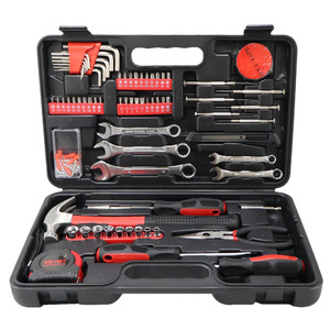 Juego de herramientas manuales para el hogar de 146 piezas, con enchufe de 1/4 de pulgada, de acero al carbono, para reparación de automóviles y pequeños electrodomésticos. - Product Image 4